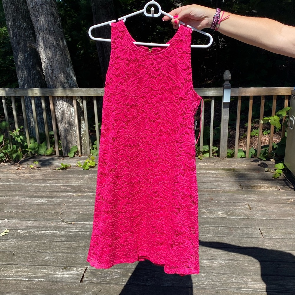Hot pink sundress size large
